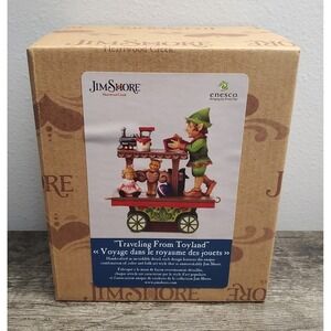 Jim Shore Heartwood Creek 2022 "Traveling From Toyland" Elf Toys Train Car READ